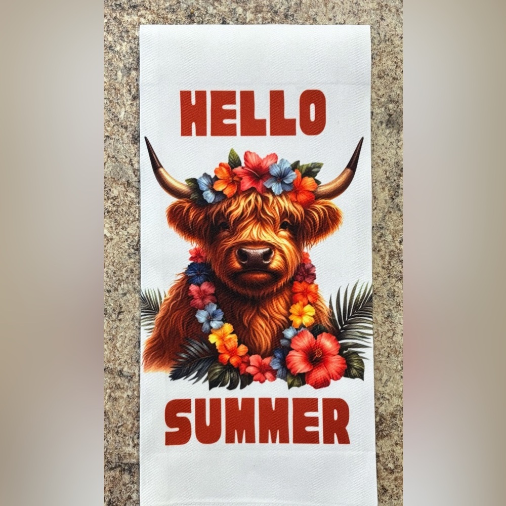 Hello Summer Kitchen Towel